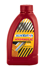 3D Scaniom Hydraulic Oil-1 Lit Label